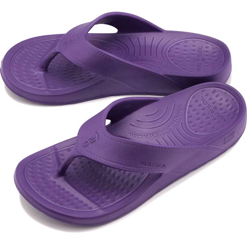 NEW NUUSOL women's cascade sandal in morning violet